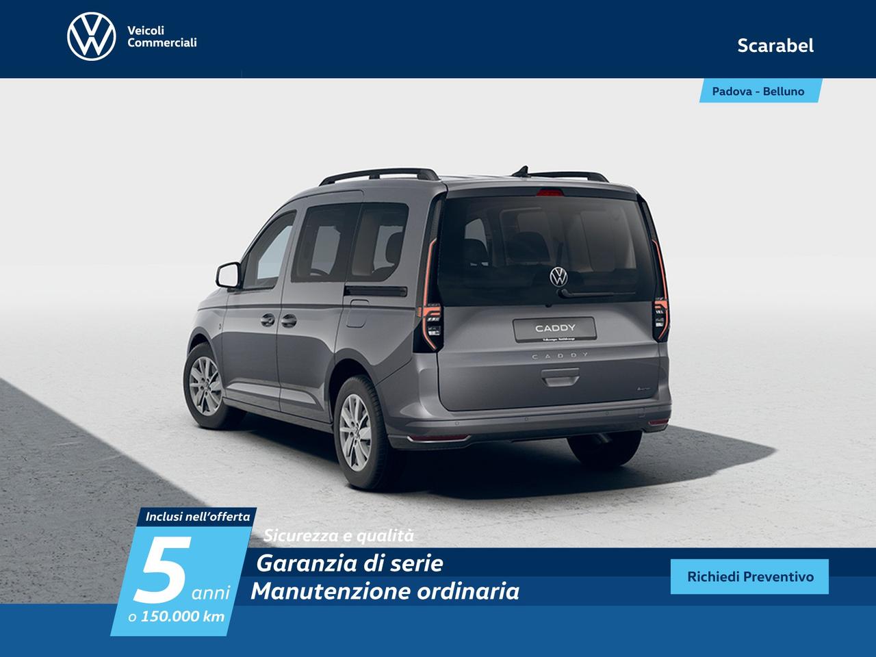 Volkswagen Caddy 2.0 tdi 122cv 4motion life