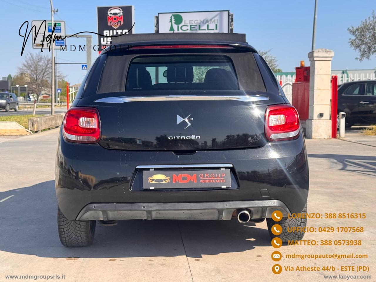 DS AUTOMOBILES DS 3 1.2 VTi 82 Chic Cabrio OK NEOPATENTATO