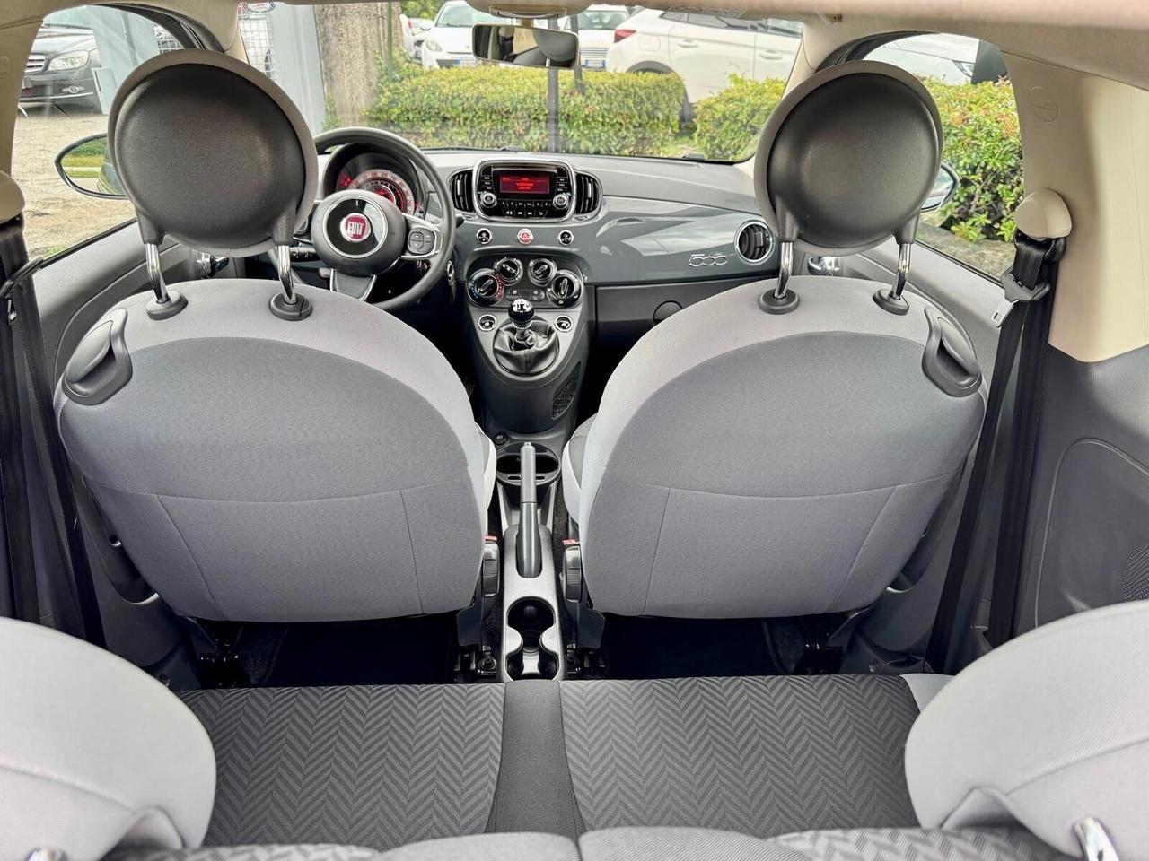 FIAT 500 1.2I - 69CV 2017 79.500KM OK NEO PATENTATI