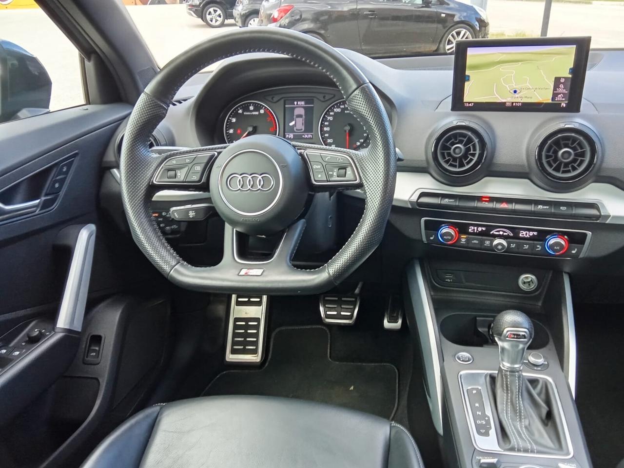 Audi Q2 Q2/SLINE/TETTO PAN/CERCHI 18/C.AUT/NAVI/PDC/CERCHI 18/PORT ELETTRICO/TAG.CERT/PORT ELETTRICO/KEY LESS GO!