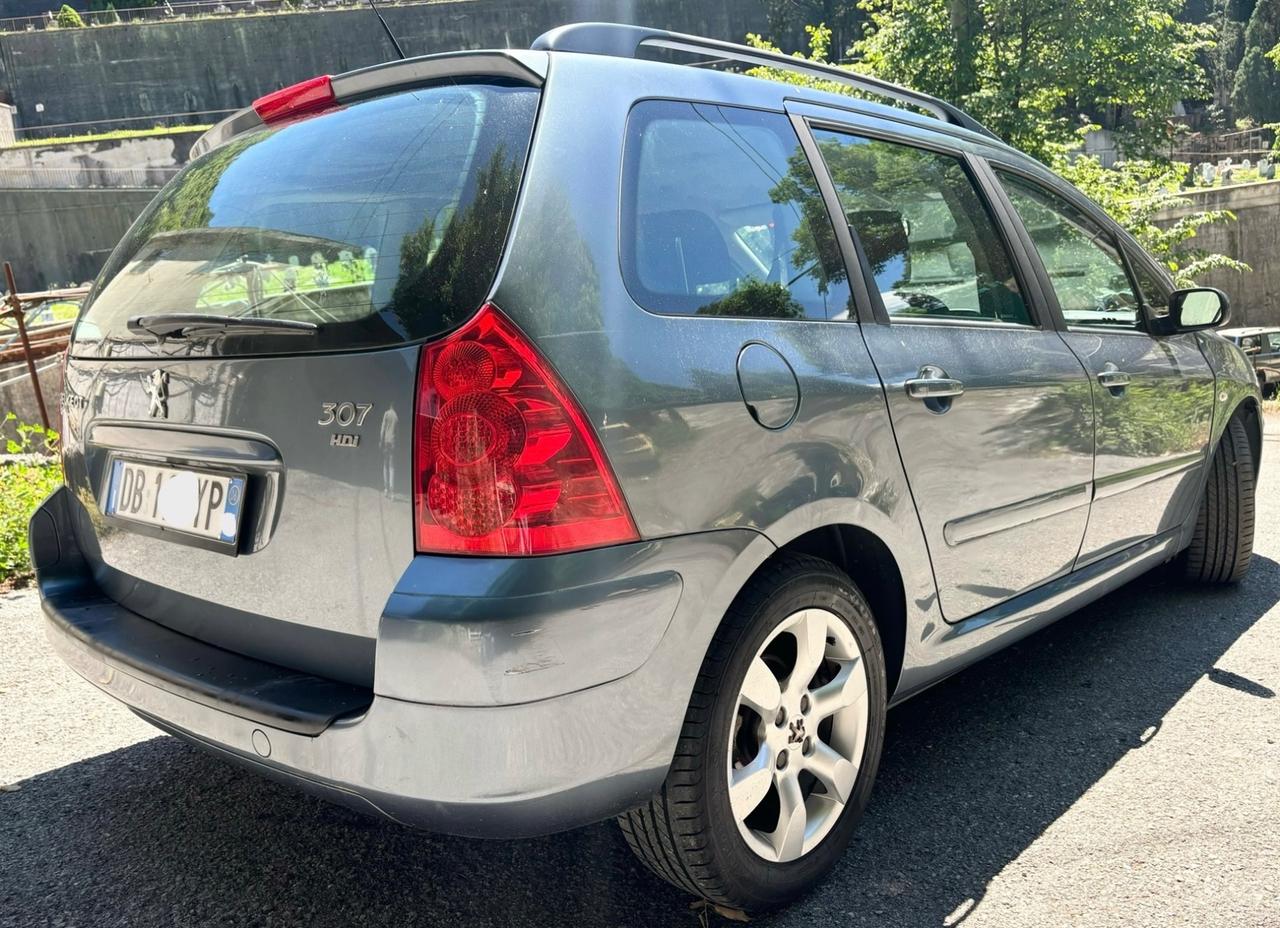 Peugeot 307 1.6 16V HDi FAP 90CV Station D-Sign solo 84000 km