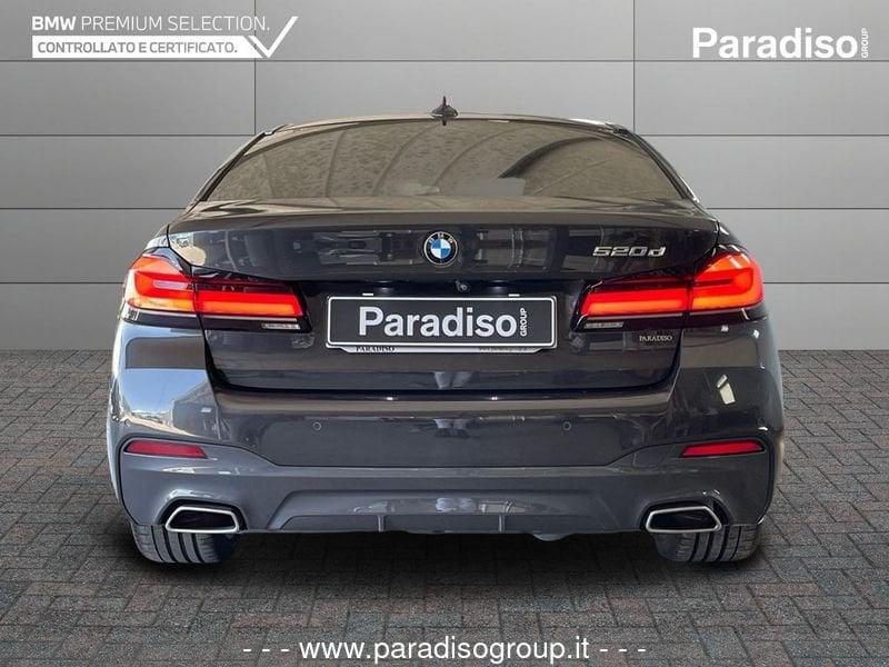 BMW Serie 5 G30 2020 Berlina LCI 520d mhev 48V Msport auto