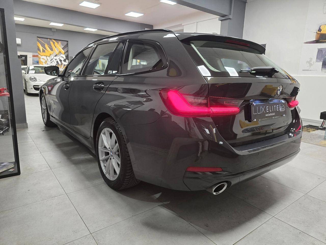 Bmw 320 320D G21 TOURING 48V MHEV ADVANTAGE _ SERVICE BMW _ TETTO FULL GLASS _ FULL LED _ DRAVIT GREY METALLIC