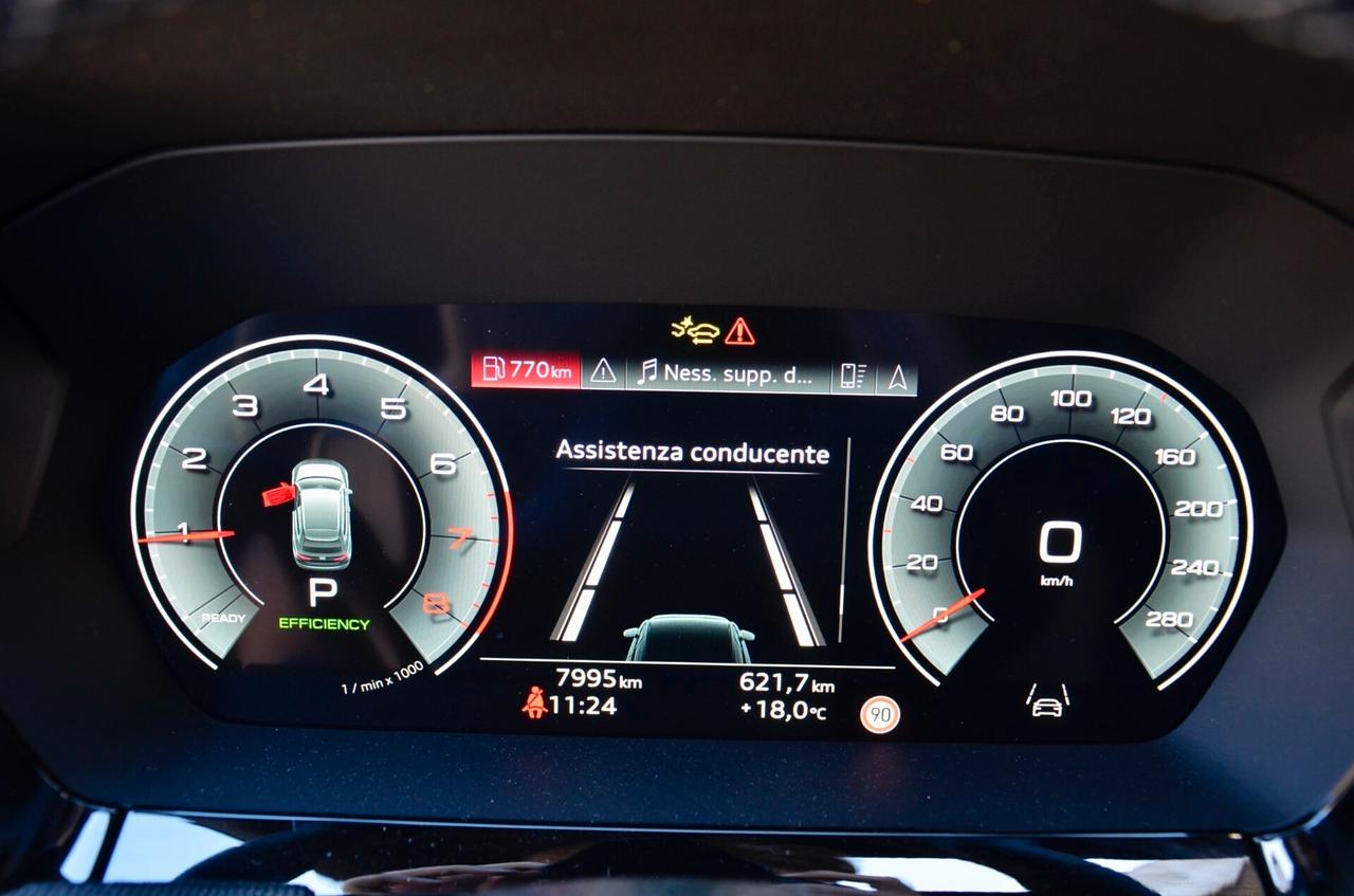 AUDI A3 SPORTBACK 1.5 TFSI MHEV S-LINE INT+EXT 150cv S-TRONIC, GARANZIA UFF AUDI, EURO 6E, TETTO, HI-FI SONOS, 19", RETROCAMERA, PERMUTE