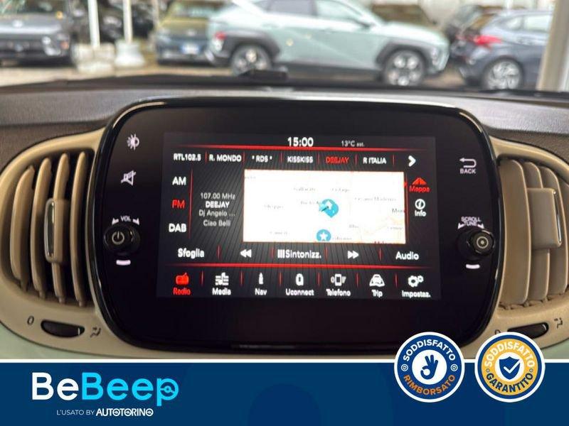 FIAT 500 1.2 LOUNGE S&S 69CV MY19