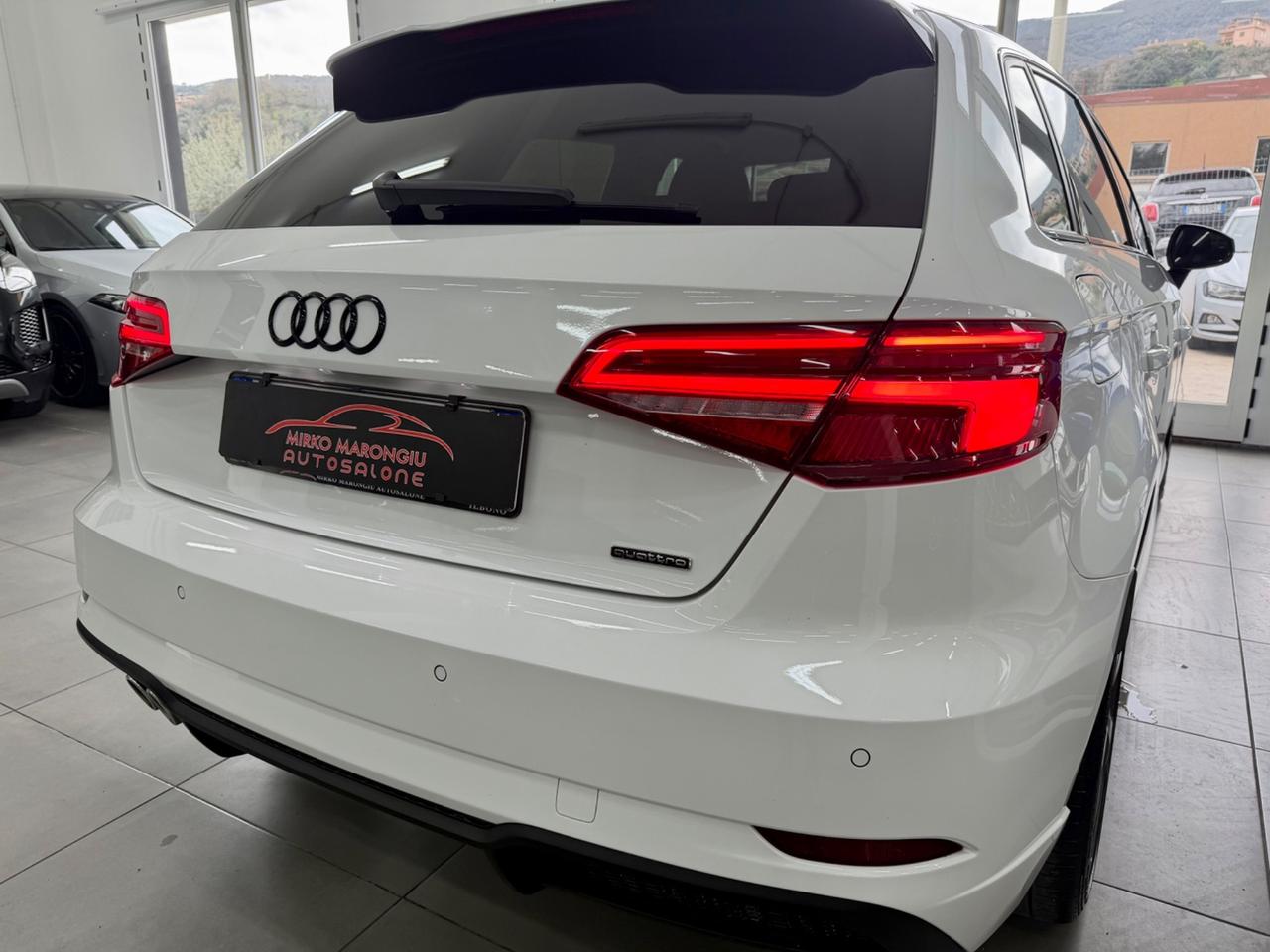 Audi A3 SPB 2.0 184cv quattro S tronic FINANZIABILE