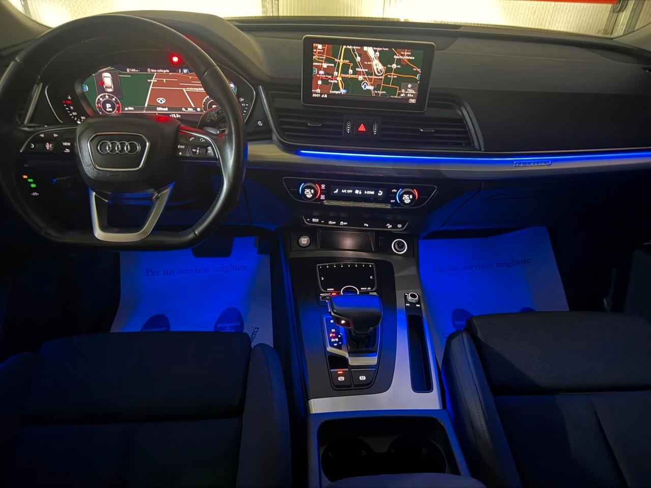 Audi Q5 40 TDI quattro S tronic Sport Virtual Cockpit, Fari Full Led e pacchetto luci ambiente multicolor