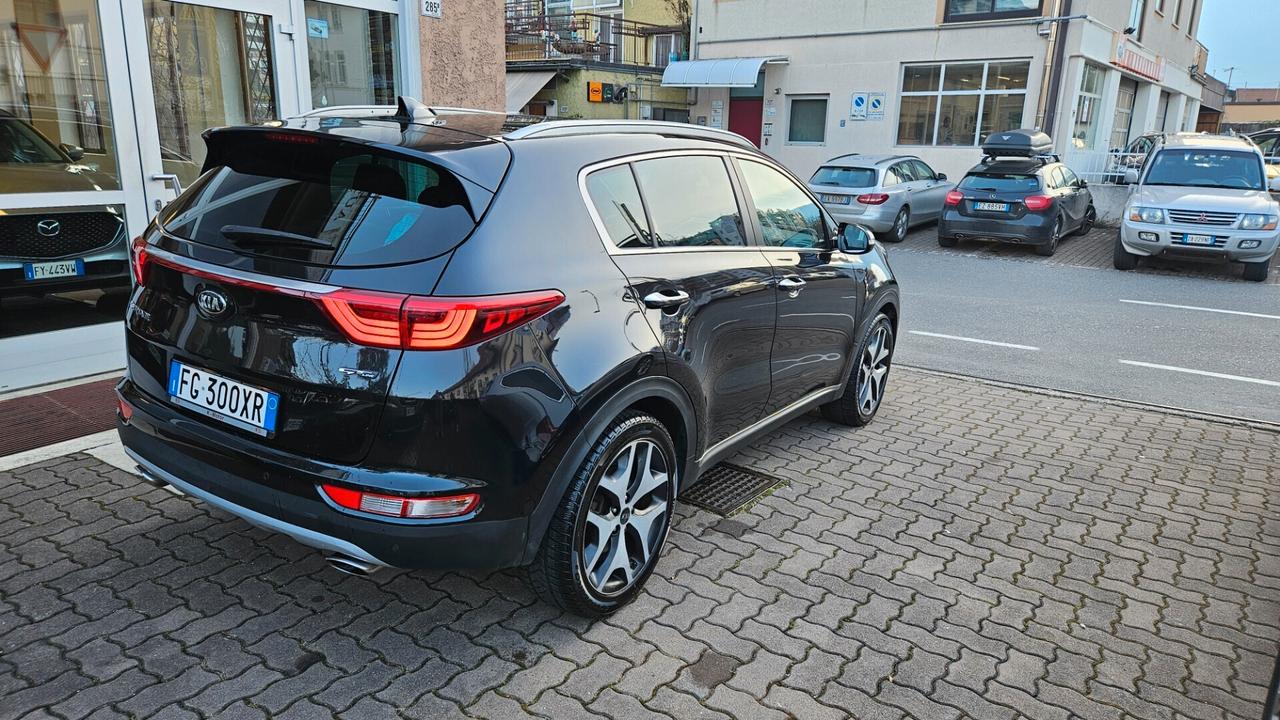 Kia Sportage 2.0 crdi awd 185cv auto GT-LINE-PELLE-TETTO-NAVY-SED.RIS