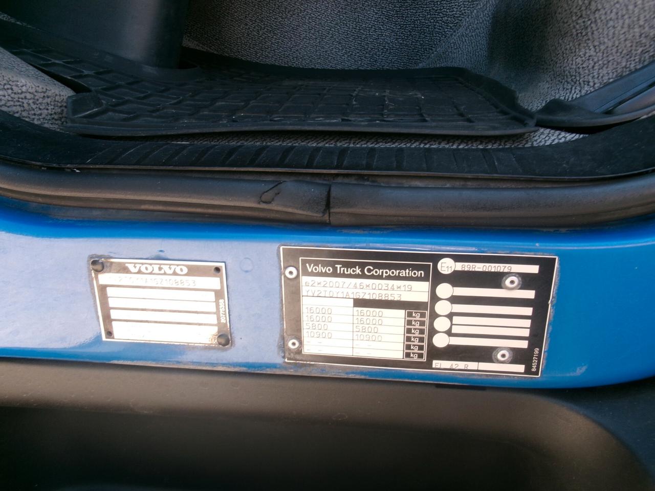 Volvo FL 160Q 280CV EURO 6 FRIGO FRC -20° 06/2028+PEDANA 15 PEDANE EPAL