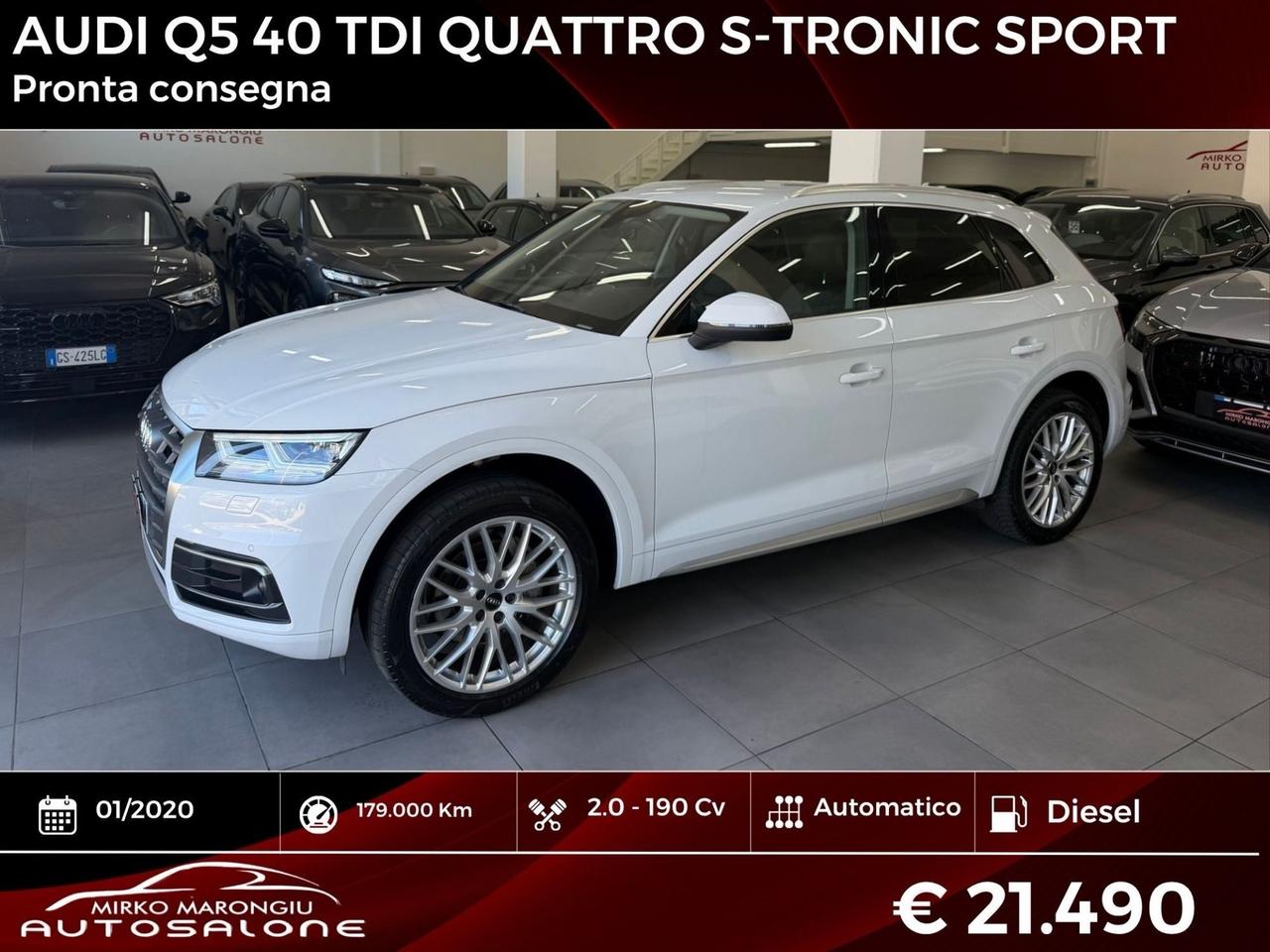 Audi Q5 40 TDI quattro S tronic Sport FINANZIABILE