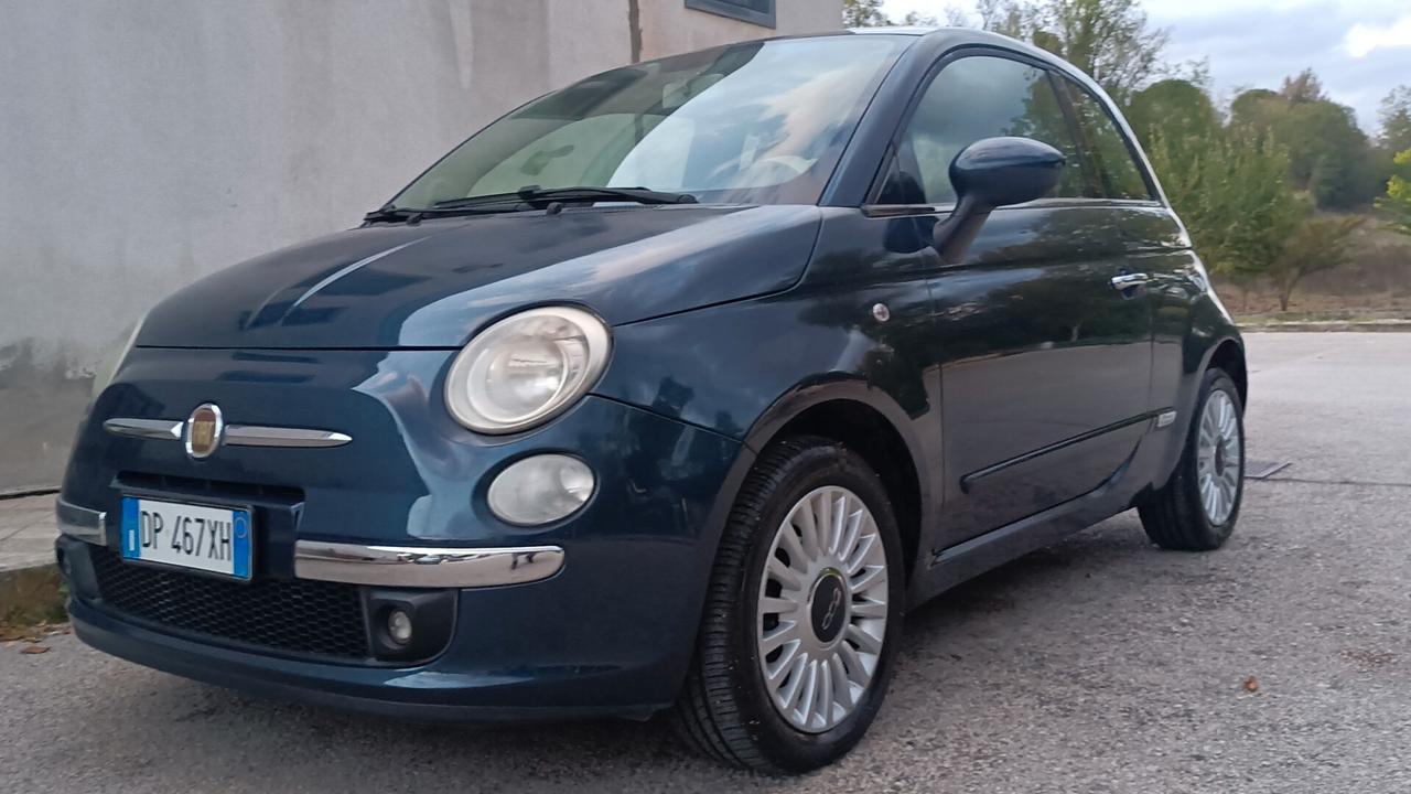 Fiat 500 1.3 diesel Lounge, PELLE, TETTO PANORAMICO