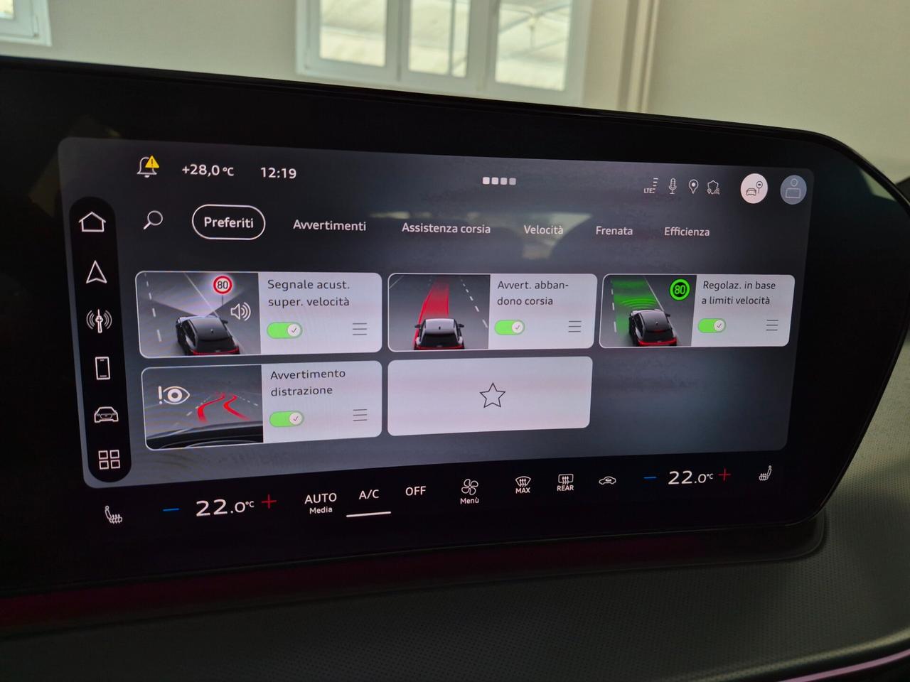 Audi Q3 SPORTBACK 1.5 TFSI MHEV S LINE EDITION S-TRONIC GARANZIA AUDI FINO 11/2030 LED TETTO AUTO UFFICIALE AUDI 1 PROPRIETARIO