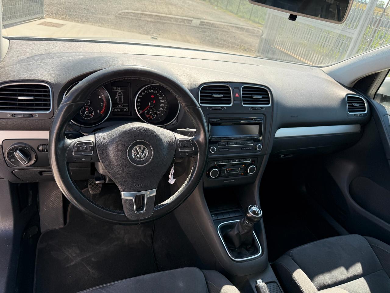 VOLKSWAGEN GOLF 2011 1.4 BENZ 122 CV MOTORE NUOVO