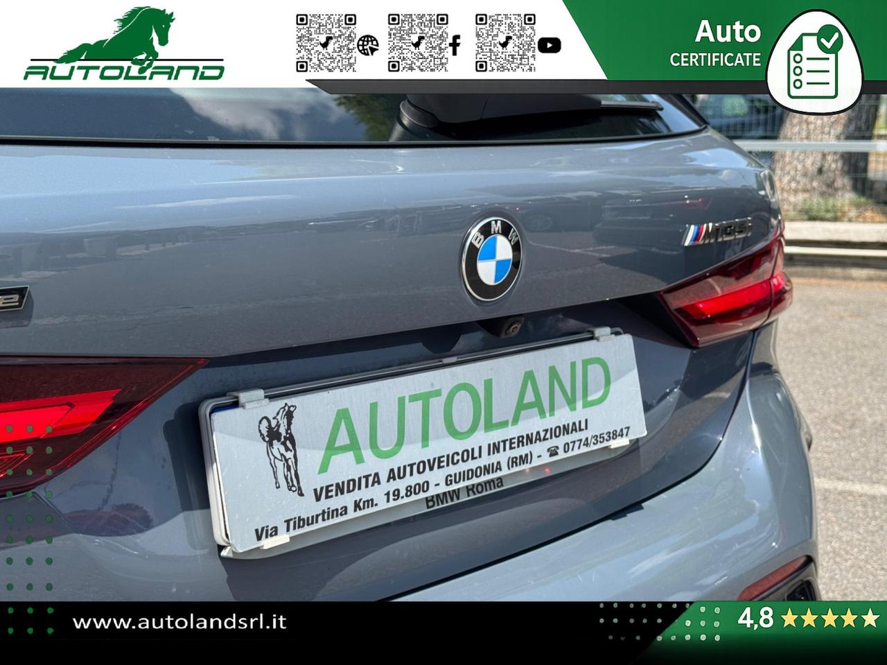 BMW 135 M 135i xdrive auto UNIPRO' UFFICIALE