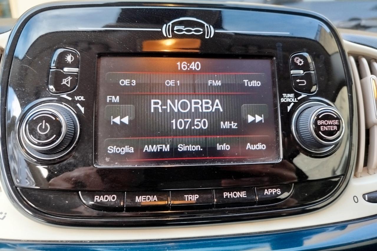 Fiat 500 C 1.2i 69cv Lounge Cabriolet