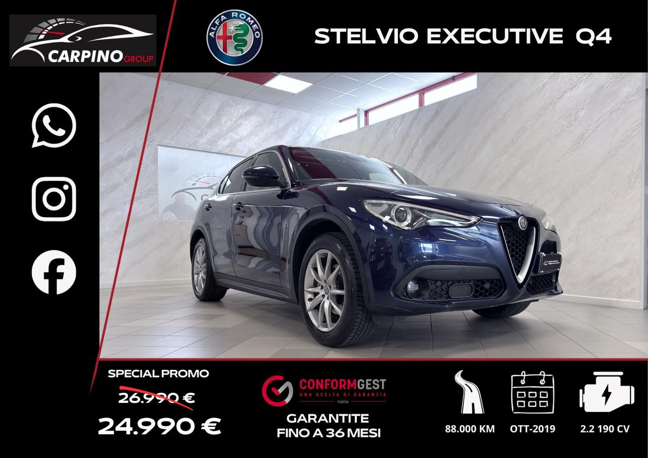 Alfa Romeo Stelvio 2.2 Turbodiesel 190 CV AT8 Q4 Executive