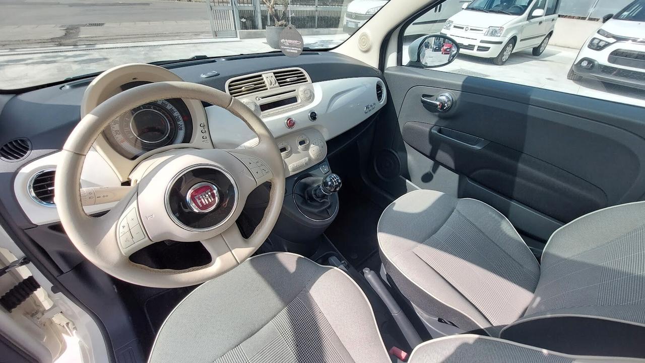 Fiat 500 1.2 Lounge 2015 con tetto panoramico