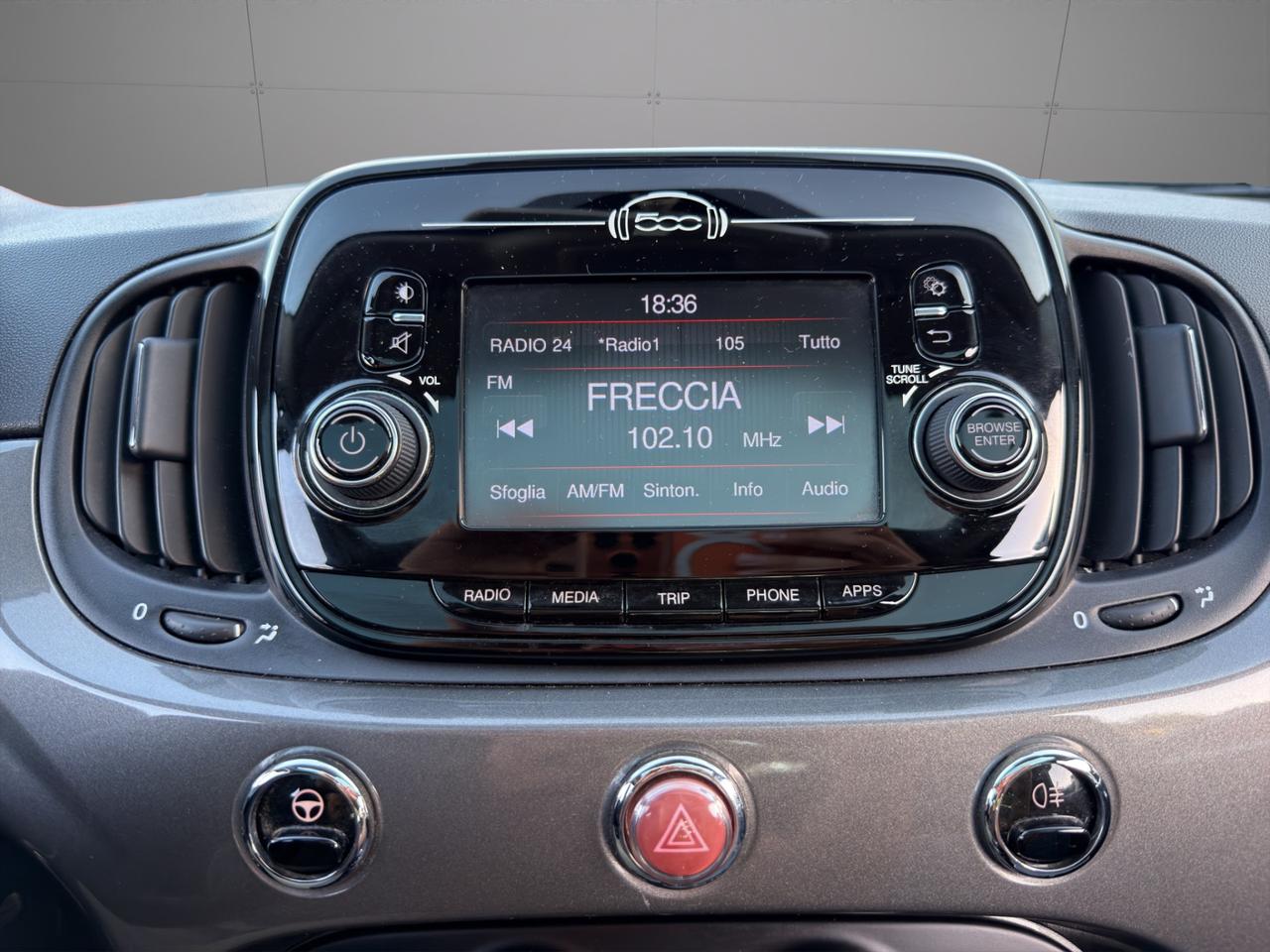 Fiat 500 1.2 69cv - Promo Finanziamento - Schermo - sensori di parcheggio