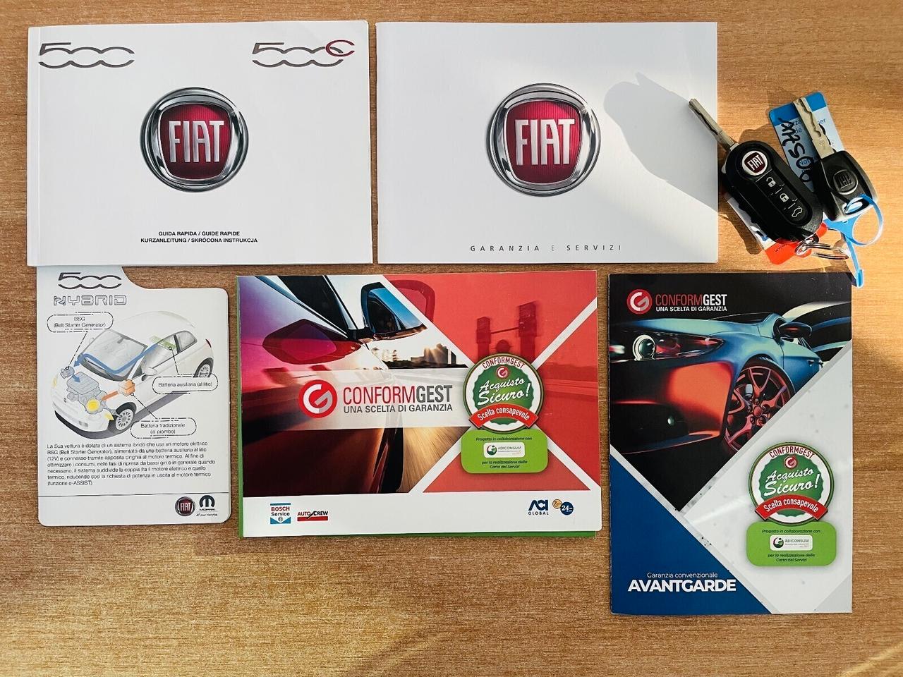 Fiat 500 1.0 Hybrid Club 70CV