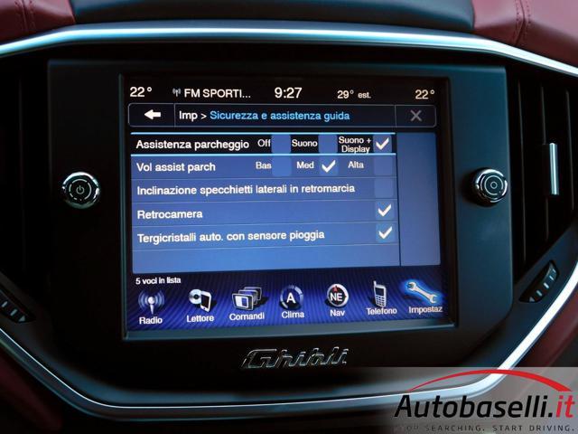 MASERATI Ghibli 3.0 V6 DIESEL 275CV AUTOMATICA EURO 6B, CERCHI 20"