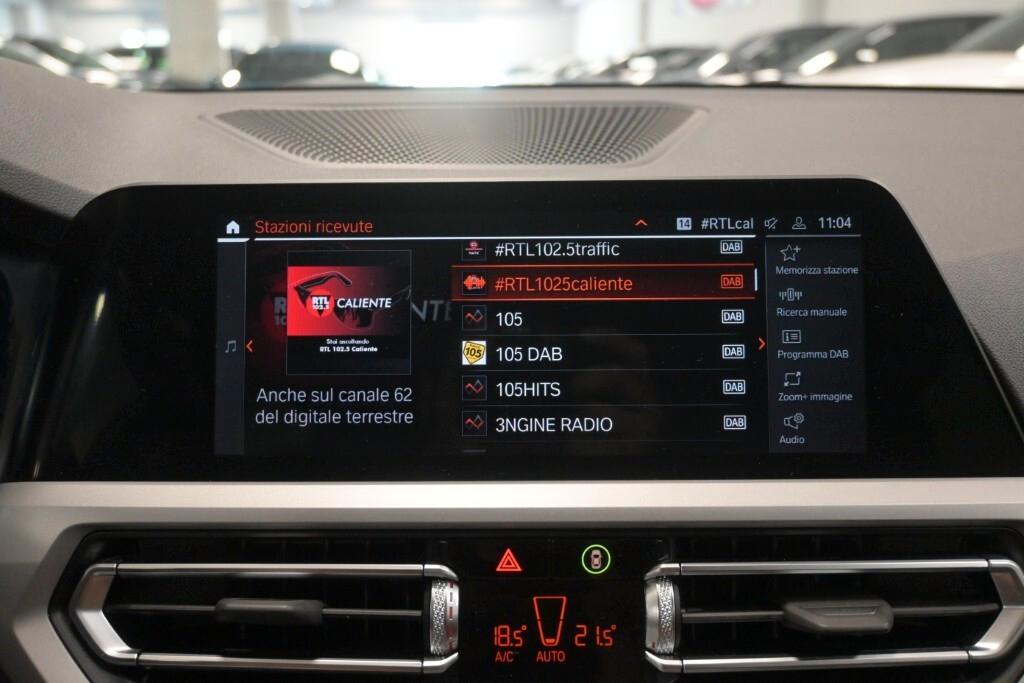 BMW 318D TOURING 150CV STEPTRONIC 48V BUSINESS ADVANTAGE ( FARI LED - BMW DIGITAL COCKPIT - CLIMA TRIZONA - CRUISE - NAVI - PDC )