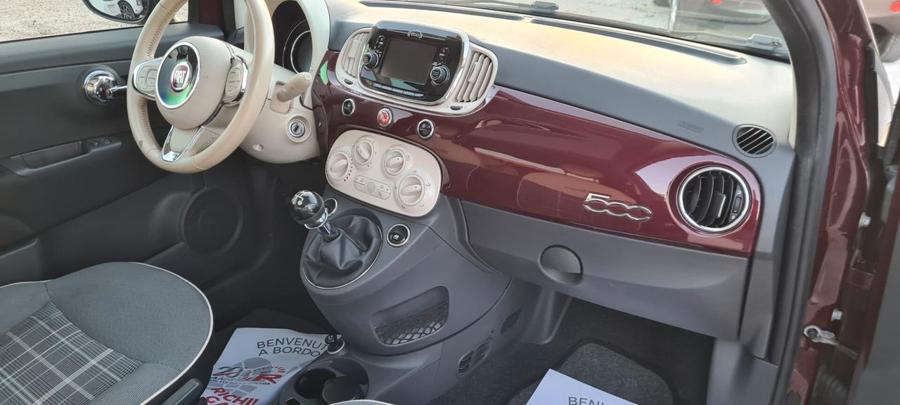 Fiat 500 1.2 Lounge NESSUN OBBLICO DI FINANZIAMENTO NEO PATENTATI GAR. 12 MESI