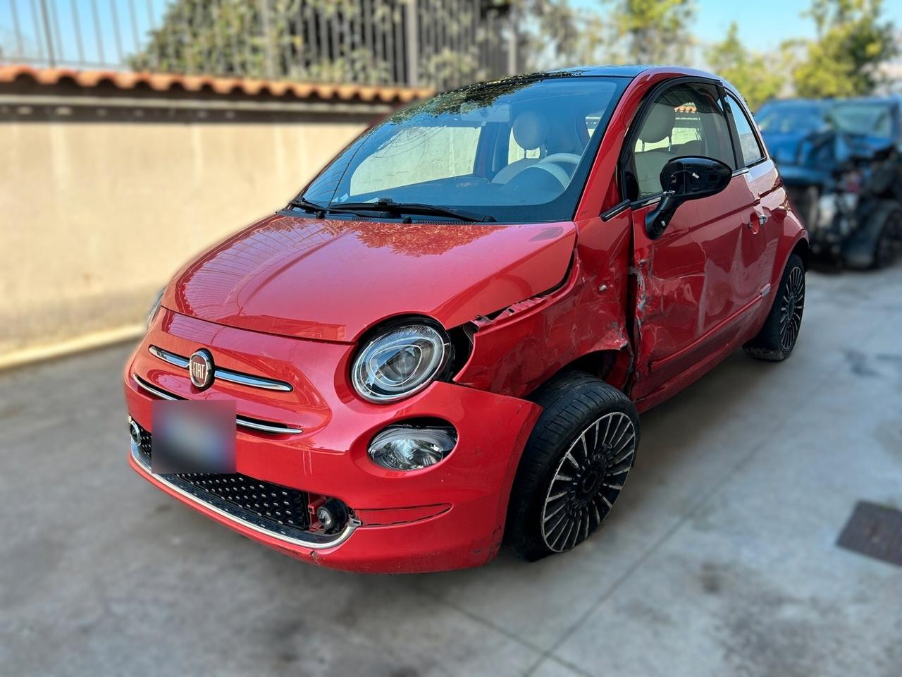 Fiat 500 1.2 Benzina - 2016 Incidentata