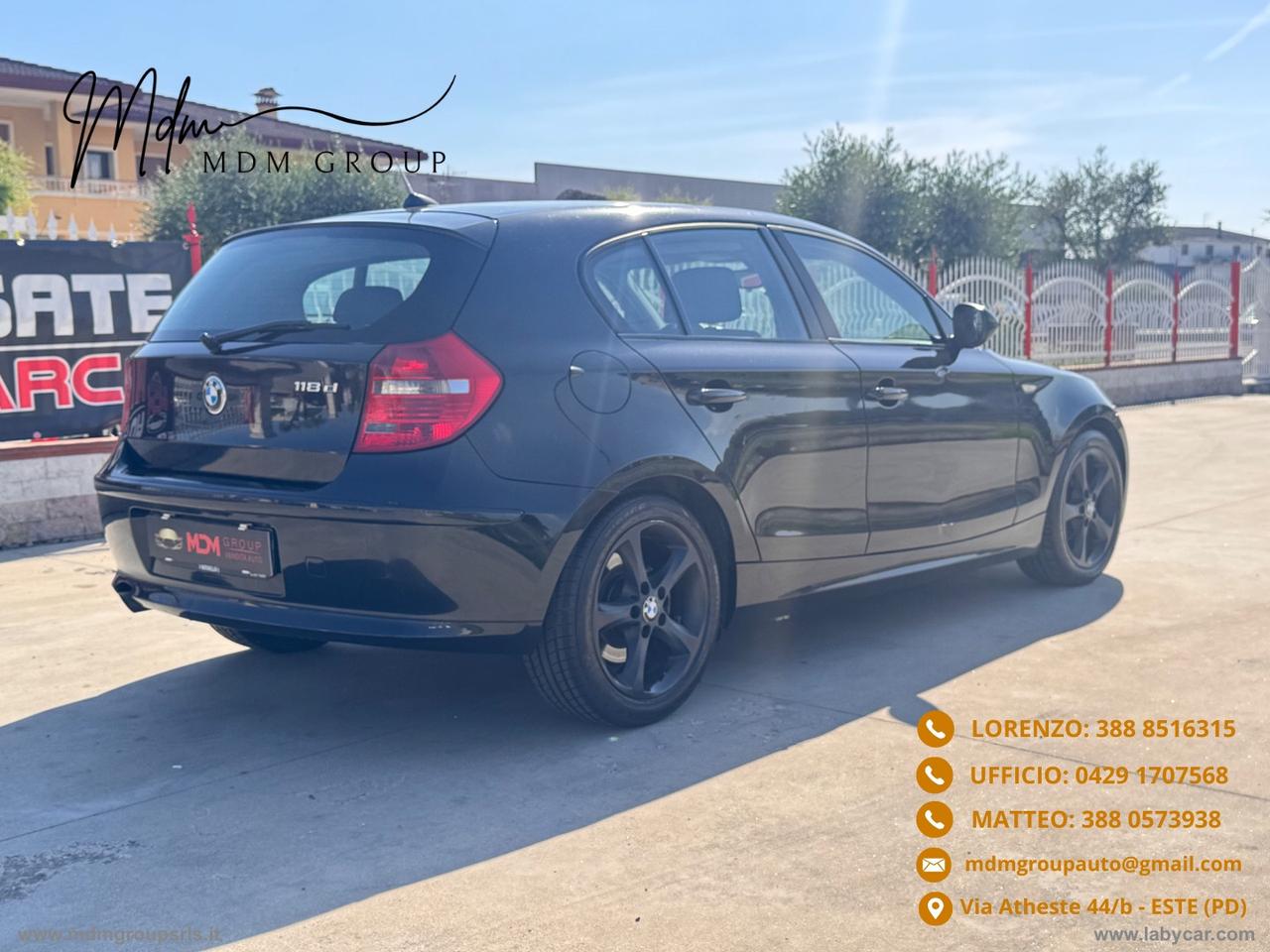 BMW 118d 5p. Attiva DPF