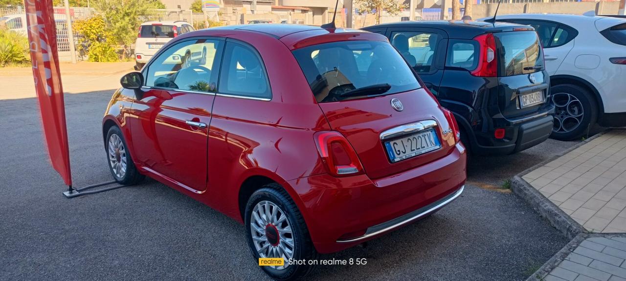 Fiat 500 1.0 Hybrid Red