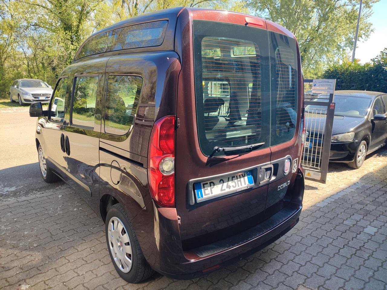 FIAT DOBLO 2012 BENZINA PEDANA DISABILI ELETTRICA TETTO ALTO