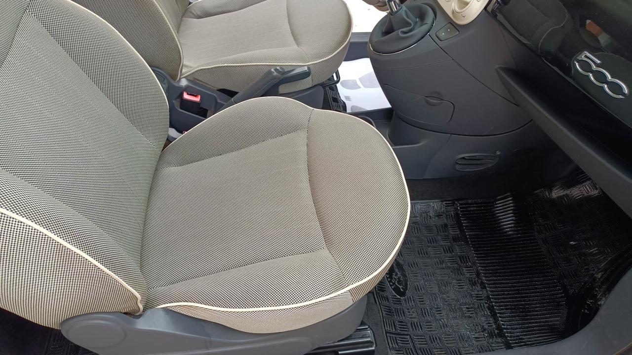 Fiat 500 1.2 benzina Lounge anno 2009