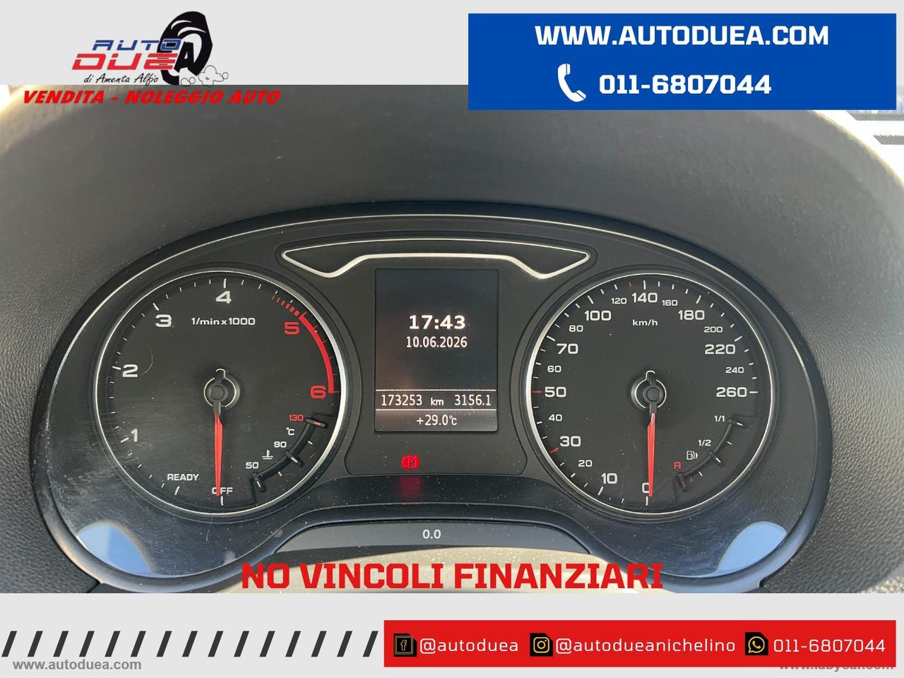 AUDI A3 SPB 1.6 TDI S-TRONIC Ambiente EURO6