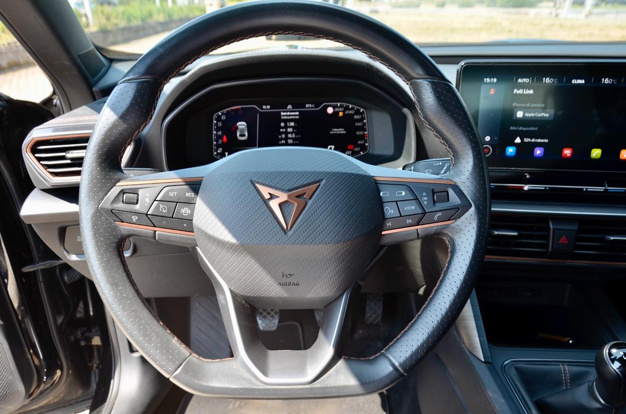 CUPRA FORMENTOR 1.5 TSI 150cv MANUALE, UNICOPROPRIETARIO, EURO 6D, UFF ITALIANA, SERVICE UFF CUPRA, RETROCAMERA, PERMUTE