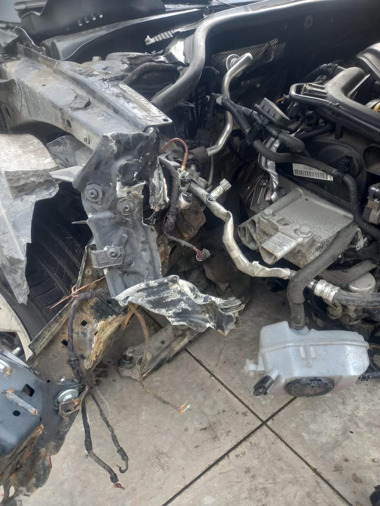 Audi A1 sinistrata incidentata