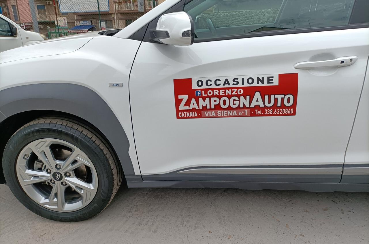 Hyundai Kona 1.6 CRDI Hybrid 48V GASOLIO Elettrica ZAMPOGNAUTO