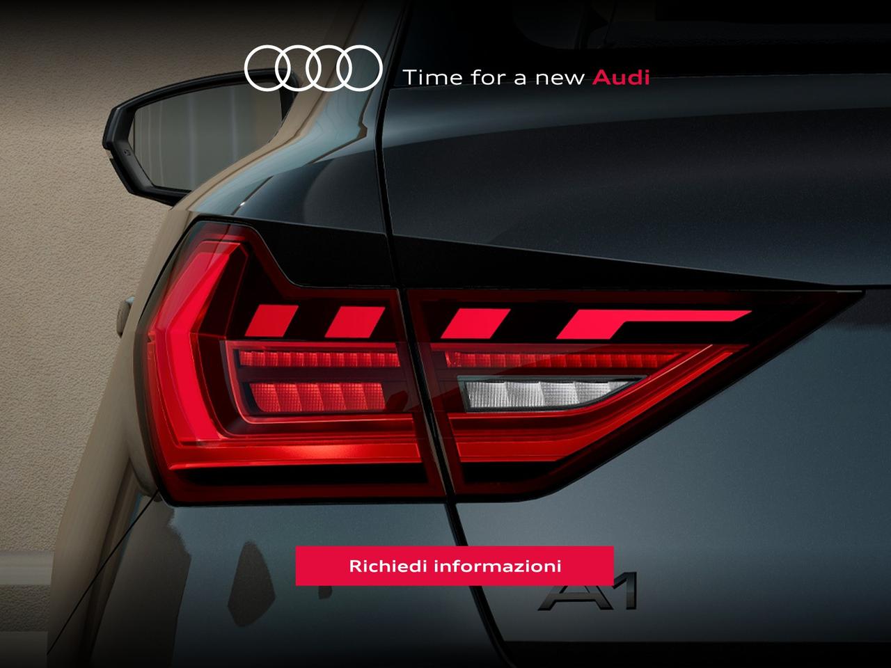 Audi A1 sportback 30 1.0 tfsi identity black 116cv