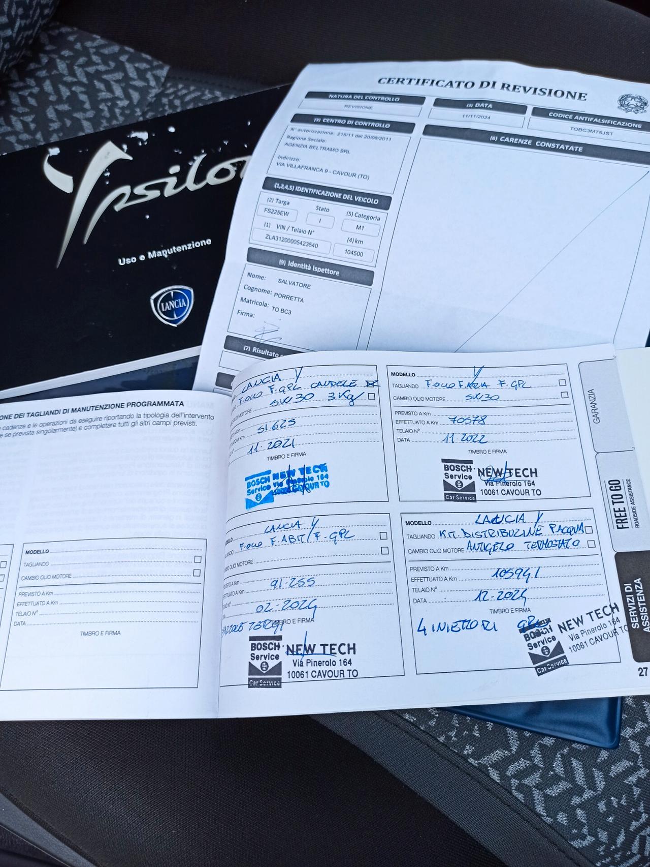 Lancia Ypsilon 1.2 69 CV 5 porte GPL Ecochic Elefantino Blu