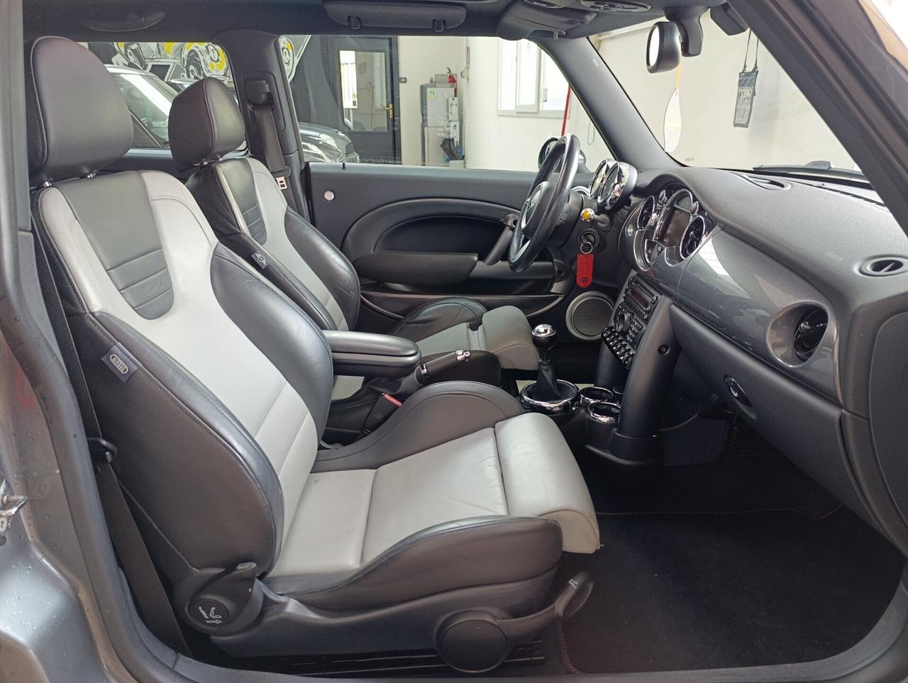 MINI COOPER S 1.6 R 53 JCW TETTO+RECARO PELLE+CERTIFICATO JCW--FULL OPTIONAL