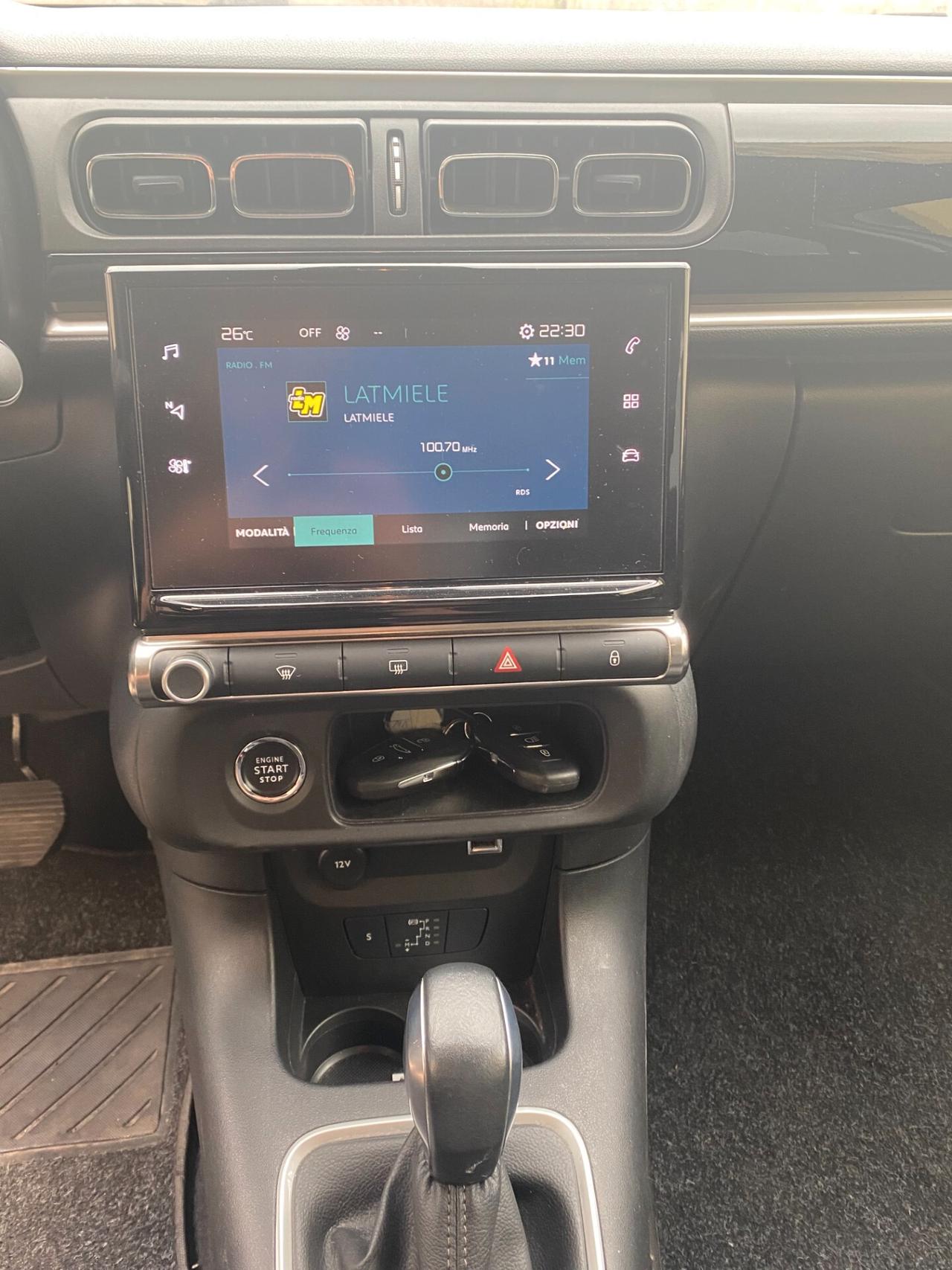 Citroen C3 BENZ 110 CV AUTOMATICA COME NUOVA