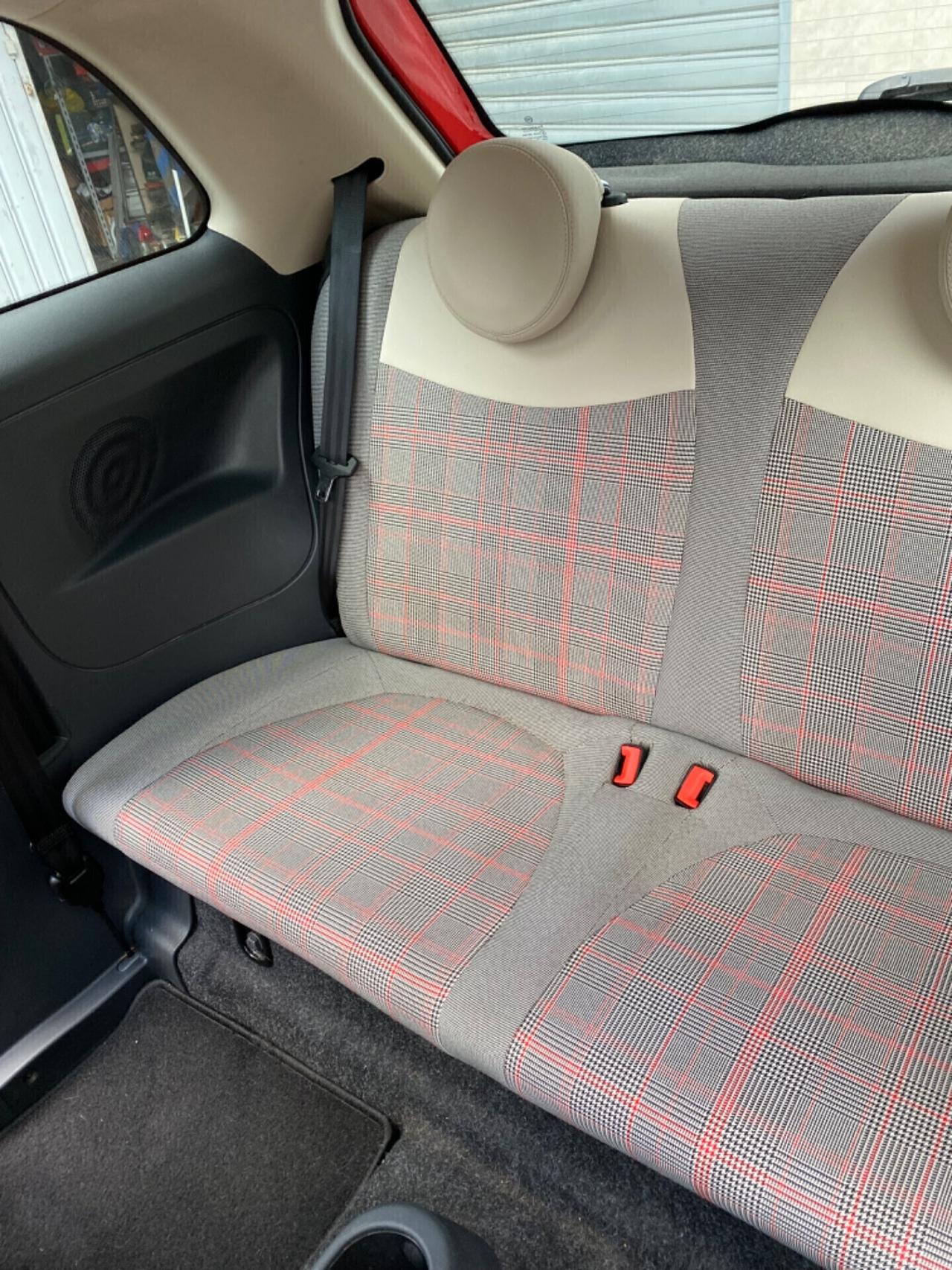 Fiat 500 1.2 GPL 69cv “Lounge” -ROSSO CORALLO