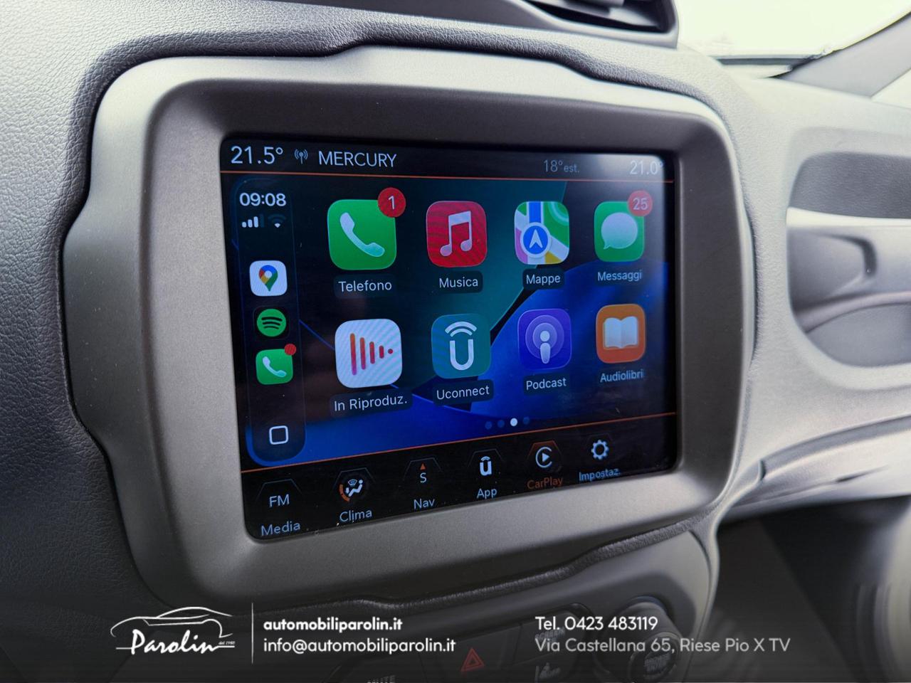 Jeep Renegade 1.0 t3 Longitude Prezzo REALE-Navi-CarPlay-17''