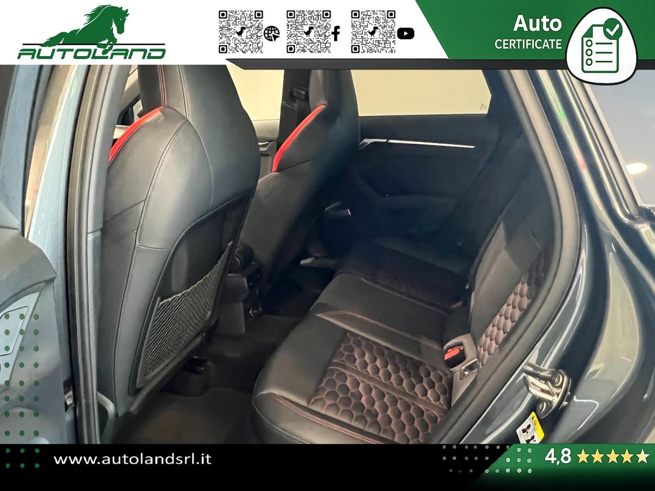 Audi RS3 Sportback 2.5 tfsi quattro s-tronic TETTO - MATRIX- B&O - MASSAGGIO - ACC