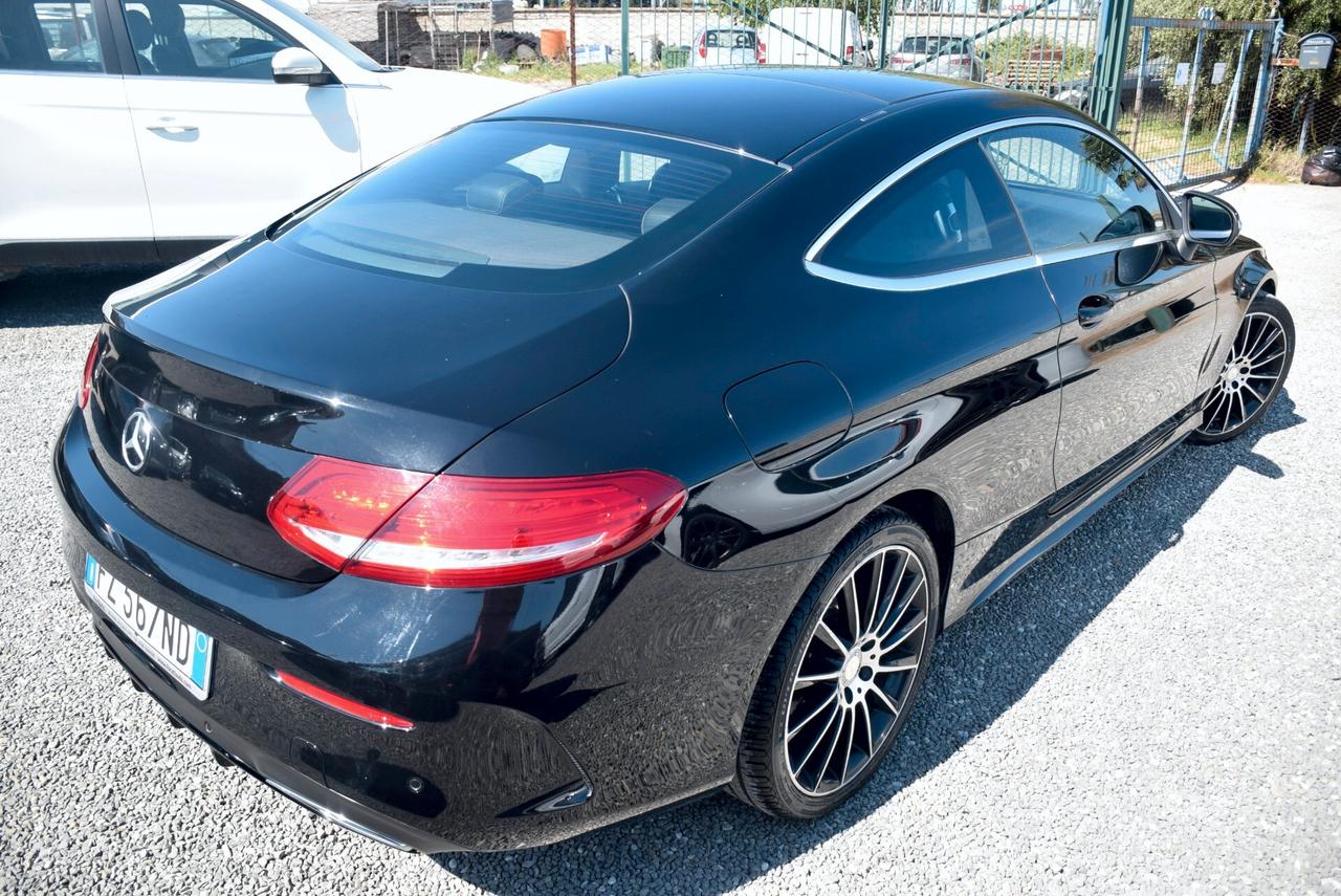 Mercedes-benz C 220 MERCEDES COUPE' AMG 220d 170CV 6M TETTO APR. - NAVI CRUISE SENSORI BT ADAS