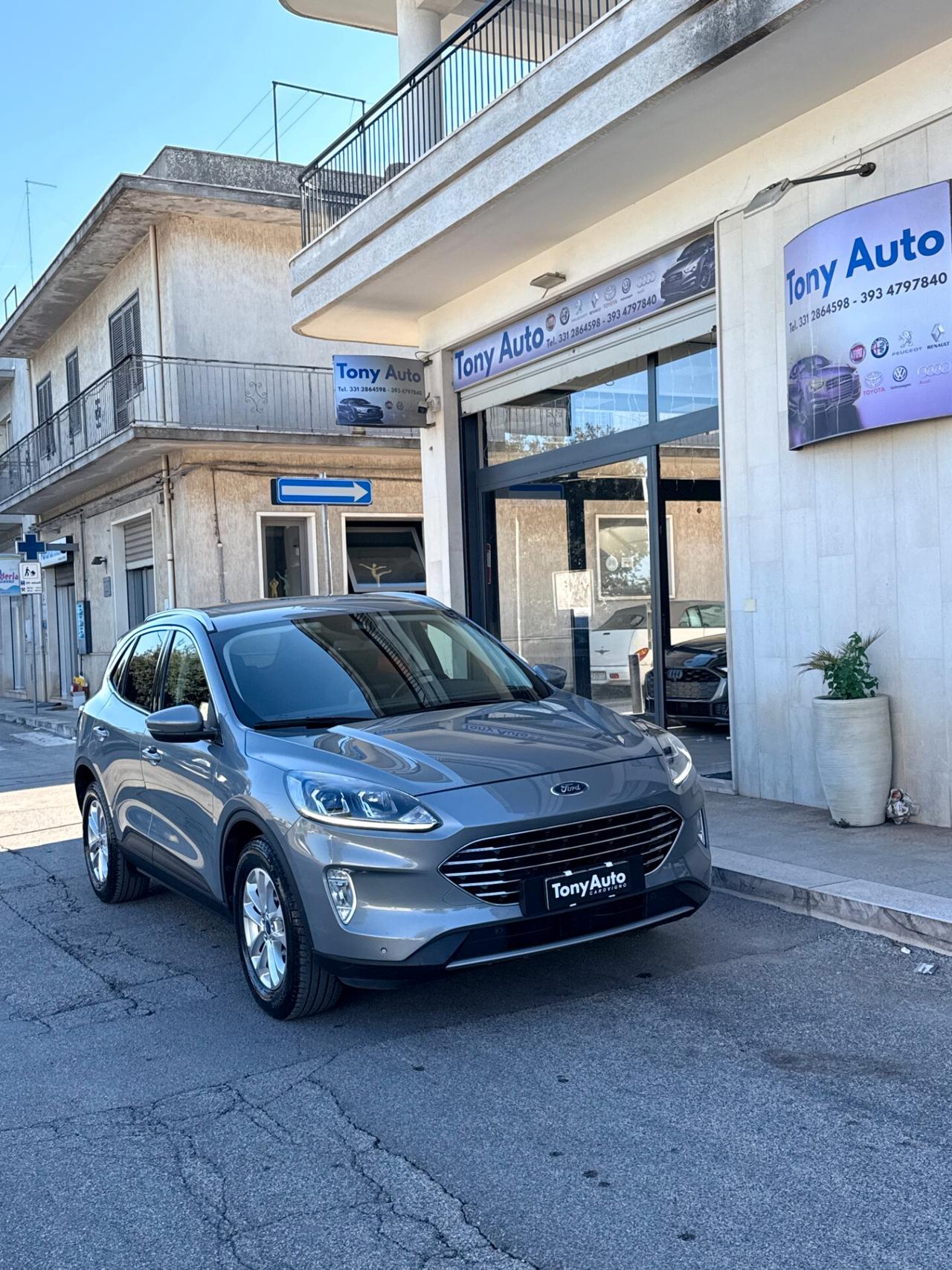 Ford Kuga 1.5 ecoblue Titanium 120cv NAVI,SENSORI DI PARCHEGGIO,BLUETOOTH,KM CERTIFICATI!