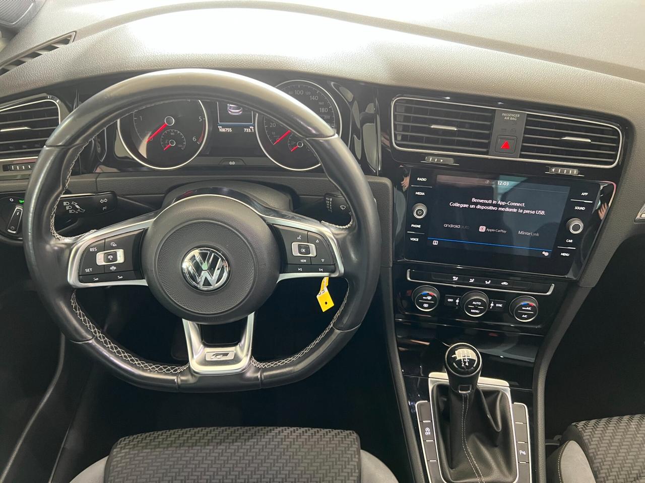 Volkswagen Golf 1.6 TDI 115 CV 5p. R-LINE Sport BlueMotion Technology