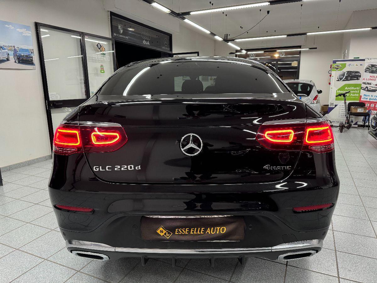 MERCEDES GLC 220 d 4Matic Coupé AMG/ GANCIO TRAINO/ UNICO PROP/ TELECAMERA/ LED