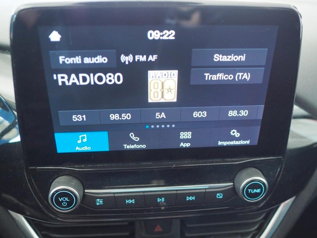 Ford Fiesta 1.1 benzina 85CV 5 porte Plus