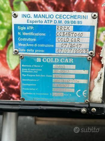 IVECO DAILY CON FRIGO ANNO 11/2017 SUPER PREZZO!