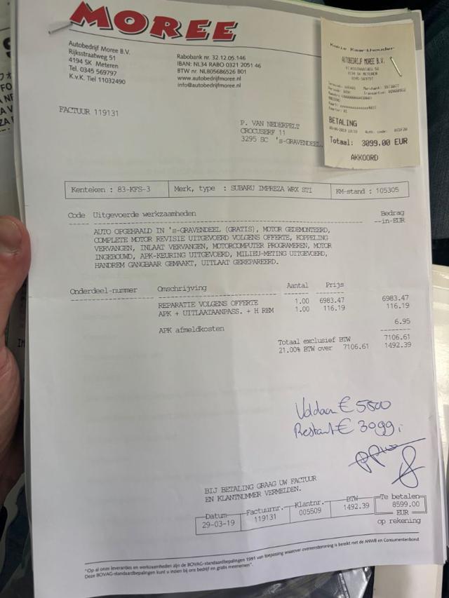 SUBARU Impreza 2.5 WRX STi MOTORE RIFATTO