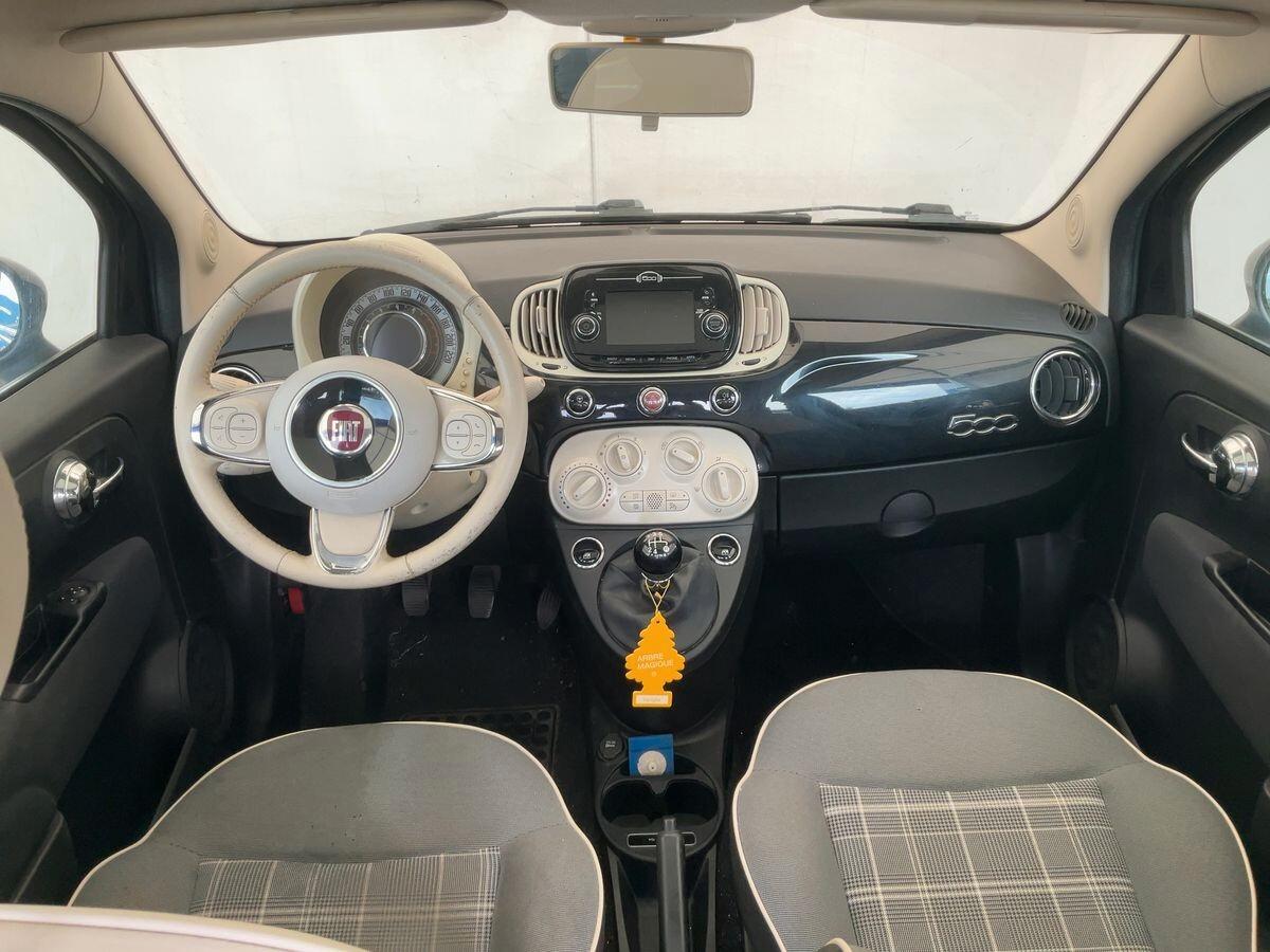 Fiat 500 1.2 1.2 GPL VER LOUNGE 11/2019 UFFICIALE ITALIANA CON TETTO PANORAMICO